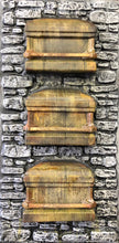 Load image into Gallery viewer, 3 Stacked Coffins Embedded in Stone Wall RS505
