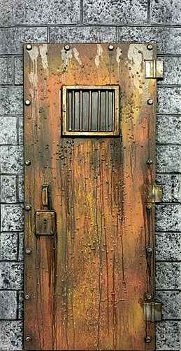 Cinder Block Cell Door Window RS521